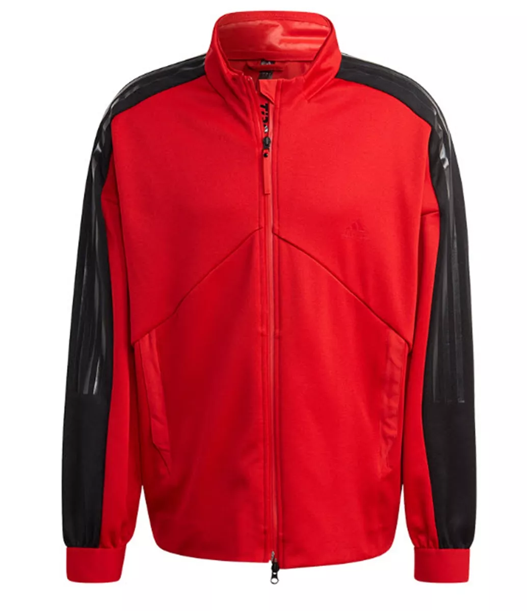Red athletic jacket sale