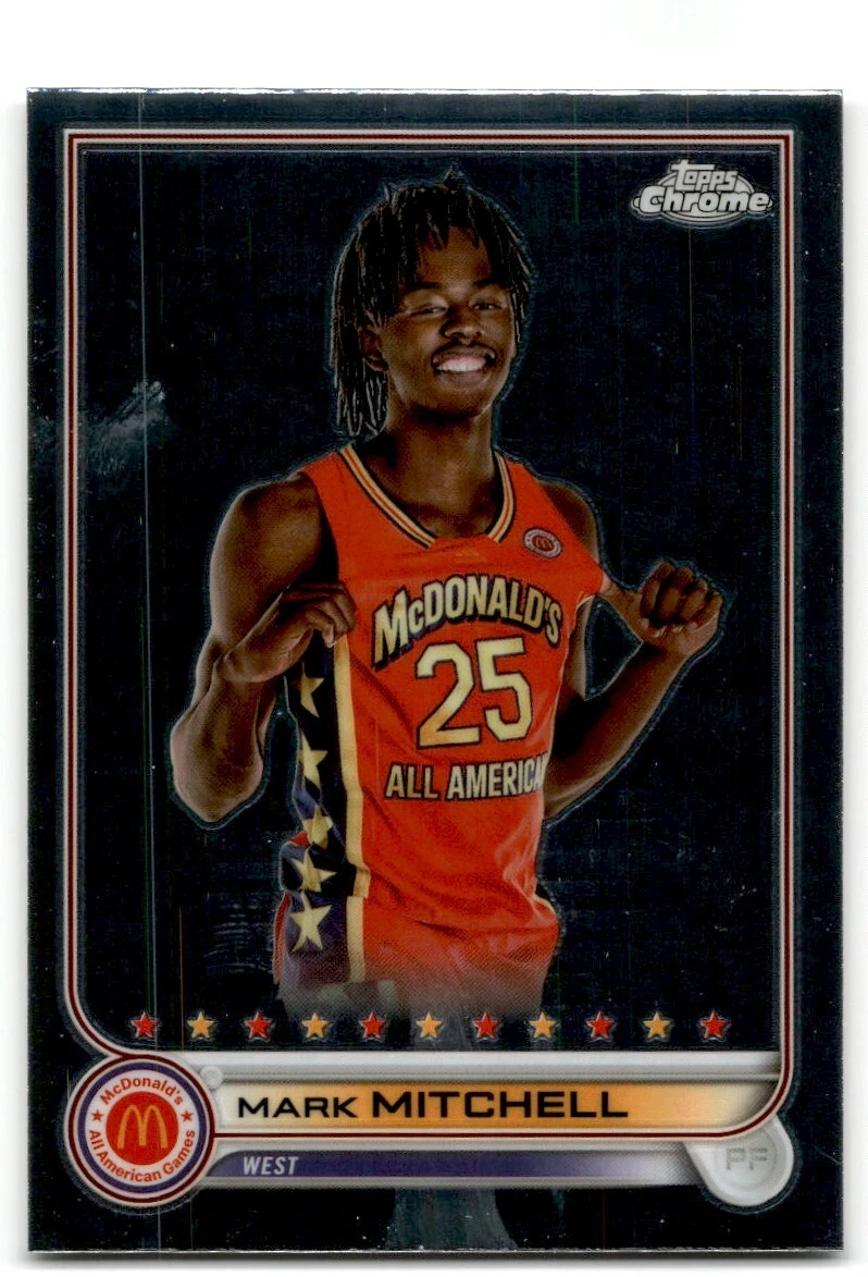 2022-23 McDonalds All-American Basketball Mark Mitchell Rookie McDonalds #66