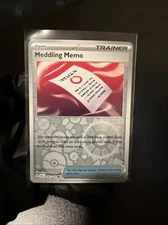 Meddling Memo 181/191 Sv08: Surging Sparks Reverse Holo