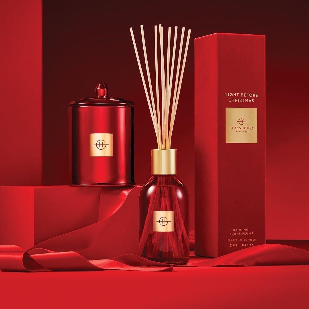 Glasshouse MERRY & BRIGHT 380g Triple Scented Soy Candle Pineapple Mint FreePost 9338817020326