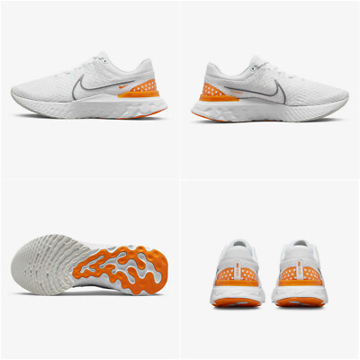 Nike React Infinity React Flyknit 3 \'White Kumquat\' DH5392-100 Multi Size NIKE REACT INFINITY RUN FK 3 (DH5392-100) Men Running Shoes  main image 2