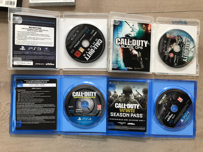 Lot 8 jeux Call of duty Advanced/Infinite/trilogie Modern
