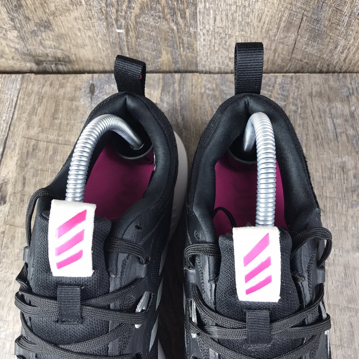 Adidas Edgebounce Shoes Womens 9 Black Breast Cancer Awareness Athletic  Fitness | eBay