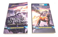 LOT OF 2 LOVE INSPIRED K-9 MOUNTAIN GUARDIANS...