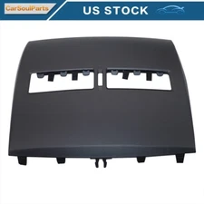 Black Front Upper Top Center Dash Air Vent Trim Bezel Fits Nissan Versa 07-12 US