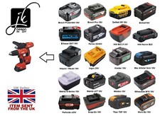 Adattatore per vecchio strumento tipo Hilti SF-150A per adattarsi a batteria di altre marche