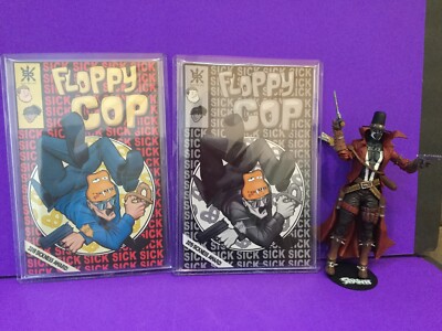 Lot  of 2 FLOPPY COP 1 Source Point Press ( ASM 300  Homage )