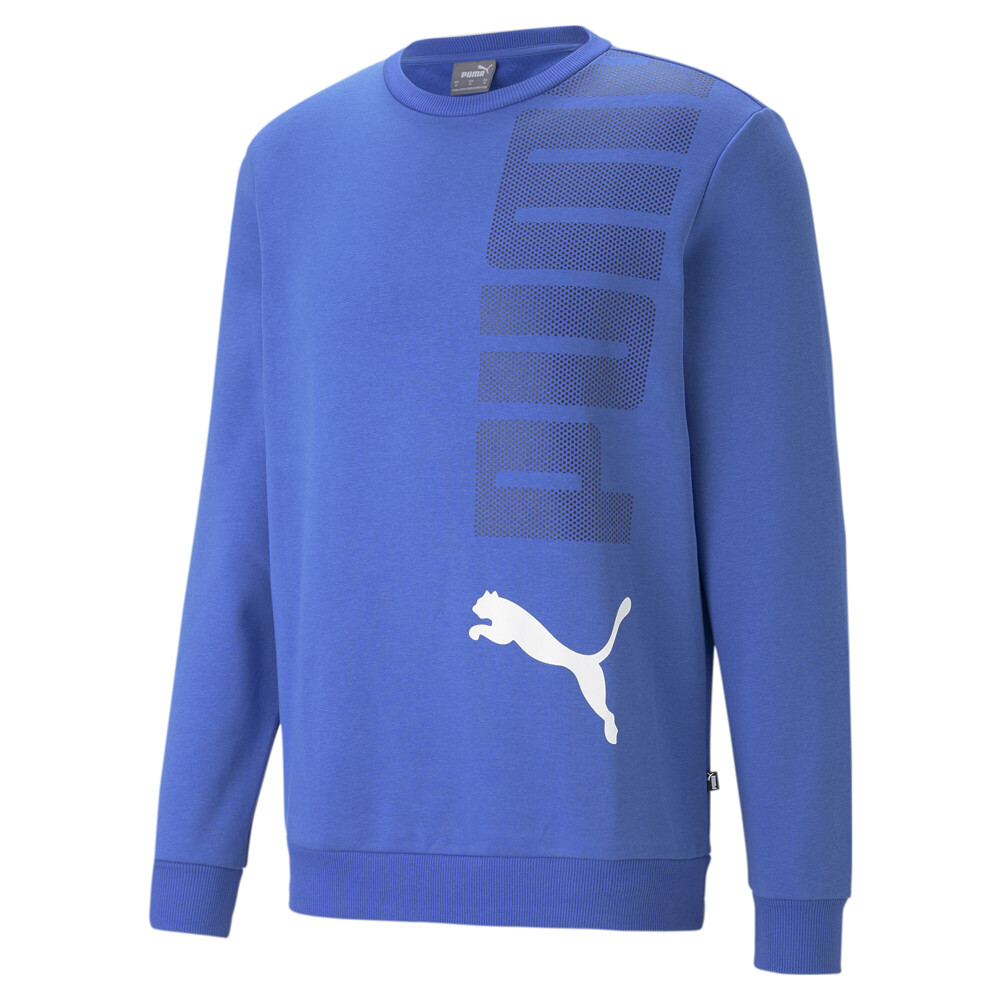 Puma Essential Logo Lab Crew Neck Sweatshirt Mens Blue  67337192