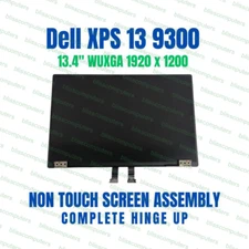 13.4" Dell XPS 13 9310 FHD LCD Display Non Touch Screen Assembly Complete White