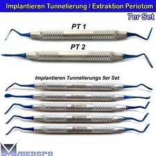 Implant Tunneling Lifter Curette Extraction Periotome Periosteum Elevators Dental