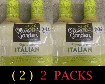 2x Olive Garden Signature Italian Salad Dressing 24 Oz bottles ( 2 ) 2 PACKS
