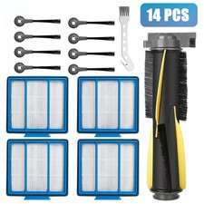 14 PCS Robot Vacuum Cleaner Replacement Parts Kit for Shark IQ R101AE RV1001AE