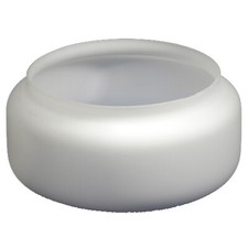Aspen Creative Ersatzglas-Set – 4x Transparente, Geriffelte Schirme Für Deckenventilator & Wandleuchter | 5,4 Cm Fassung