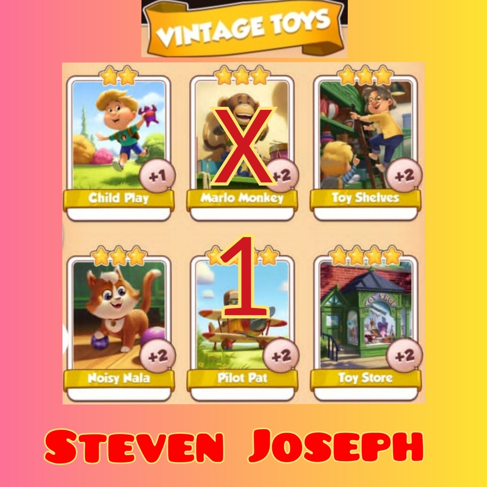 1 × Vintage Toys Full Set Fastest Sending Coin Master Cards eBay