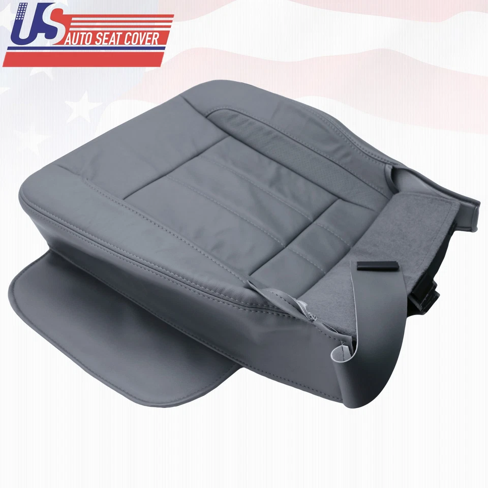 Cubierta de asiento inferior del conductor para Dodge Ram 3500 Laramie 2006-2009 en mediano Gris pizarra Foto 4 de 4