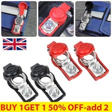 2x 12V Leisure Battery Terminals Connectors Clamps Car Caravan Van Motorhome Kit