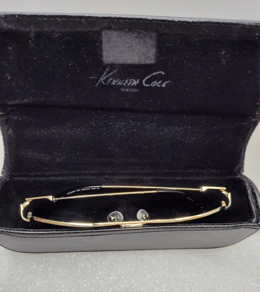 Cole Reaction KC2969 Mens Gold Metal Aviator Sunglasses w Case