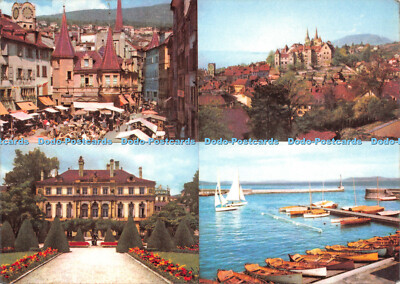 D076243 Neuenburg. La Perle du Jura Suisse. R. Jeanneret Danner. Typoffset. Mult