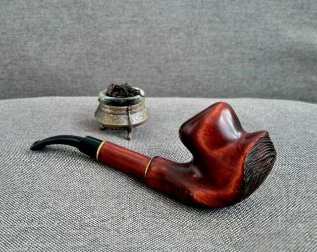 tobacco smoking pipe wooden pipes long pipe handmade pipe for 9 mm filter