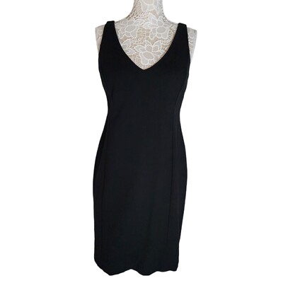 eileen fisher little black dress Black side zip pencil dress size M The Crew Neck Shift Dress by Eileen Fisher is designed with a relaxed silhouette for ease and versatility Washable Stretch Crepe Lantern Dress