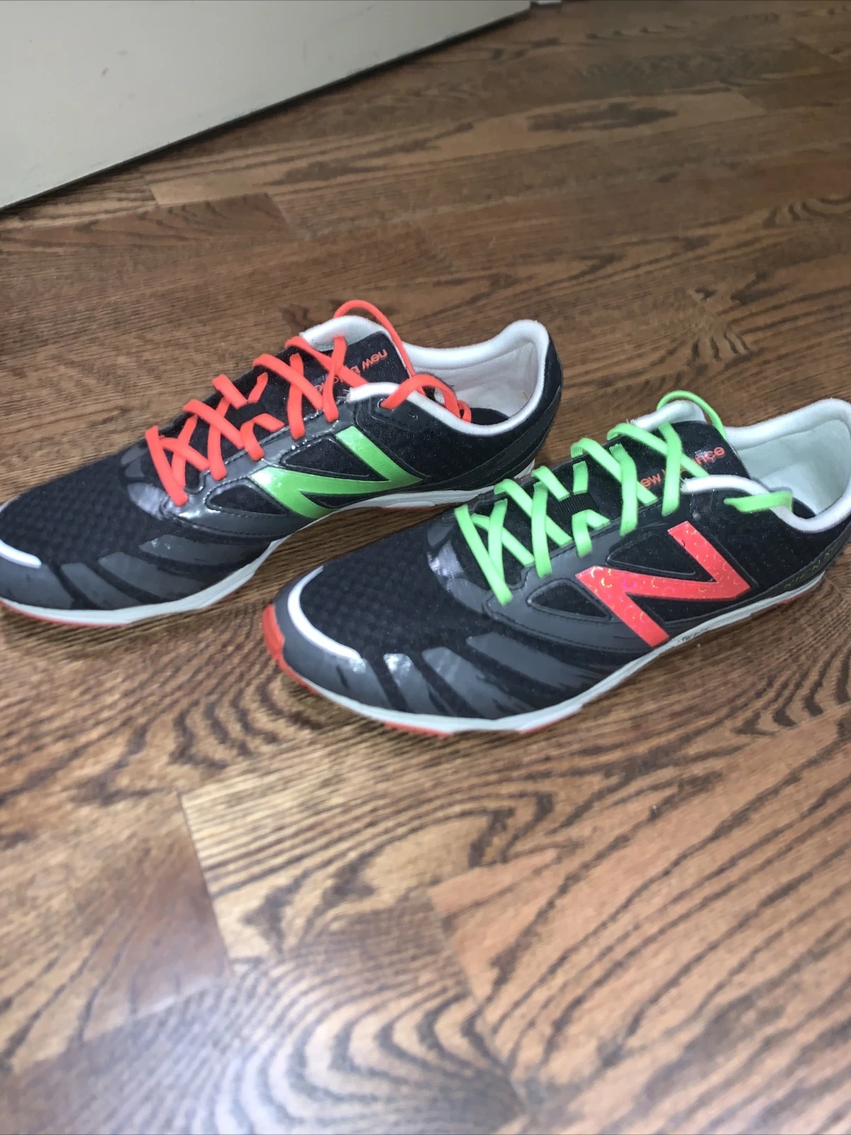 Mens New Balance Running Course Shoes Size 11.5 Black Neon Green Orange Uxc700sb