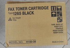 TONER COMPATIBILE RICOH TYPE 1265 BLACK  per Fax Ricoh 1120L 1160L