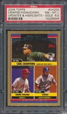 2006 Topps Update GOLD Ichiro Suzuki UH205 PSA 8.5 Pop 1 None Higher
