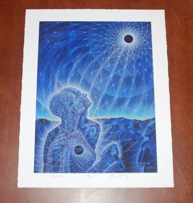 Alex Grey Eclipse 2017 Art Print S/# 200 w COA Tool Poster Artist Large Version