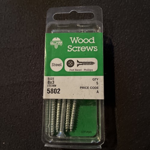 Hillman Group Wood Screws - 8 X 1-1/2 Inch, Nickel Plated Phillips Round Head, 30-Pack - View #10