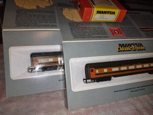 Mantua 406-25 EMD F7, GN 479 Loco NIB & 6 matching used Alum Passenger cars - Picture 8 of 8