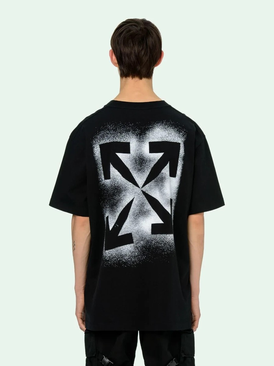 Off-White Black Stencil Arrows Oversized T-Shirt | Size S SS20 RRP