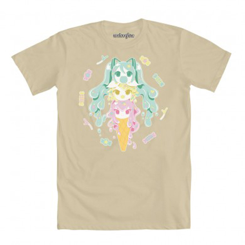Vocaloid Ice Cream Group T-shirt Anime 
