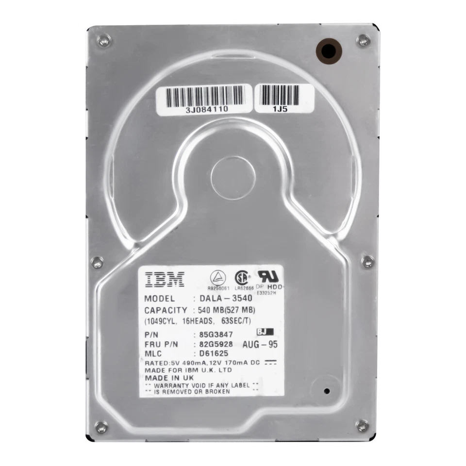 IBM 82G5928 540MB 4.5K Ata 3.5'' DALA-3540 - Image 3 of 3