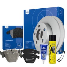 ATE CERAMIC Bremsensatz + Plastilube + Bremsenreiniger + WK Mercedes E-KLASSE CL ATE CERAMIC Bremsensatz + Plastilube + Bremsenreiniger + WK Mercedes E-KLASSE CL