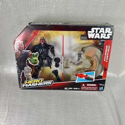 スター ・ ウォーズ]Star Wars Hero Mashers Sith S Star Wars Hero Mashers Sith Speeder and Darth Maul Open Box