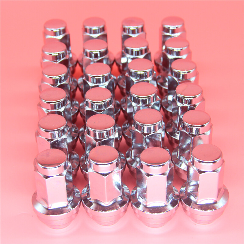 Set of 24pcs 14x2 chrome Wheel Lug Nuts 4L3Z1012A for Ford F150
