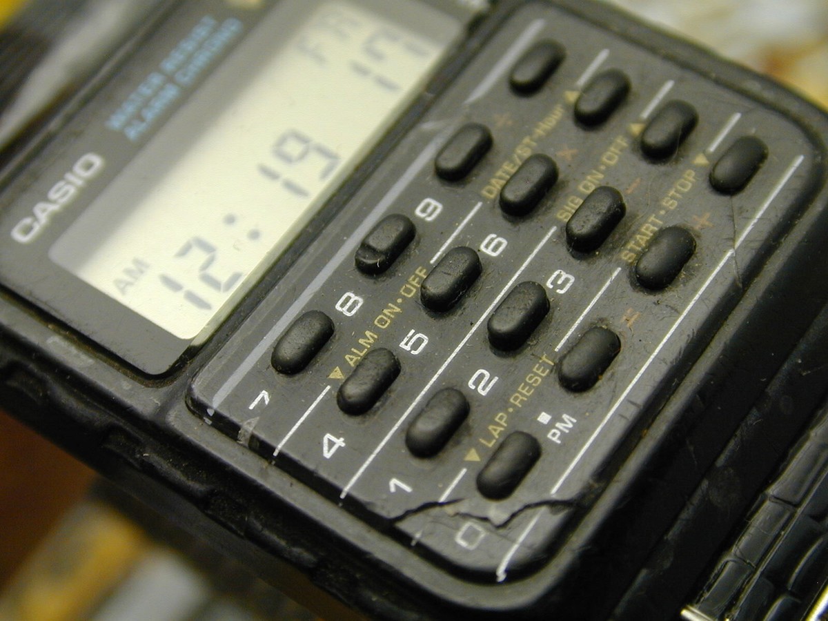 Casio CA-53W Module 437 Alarm Chrono Calculator Watch 90s WORKING