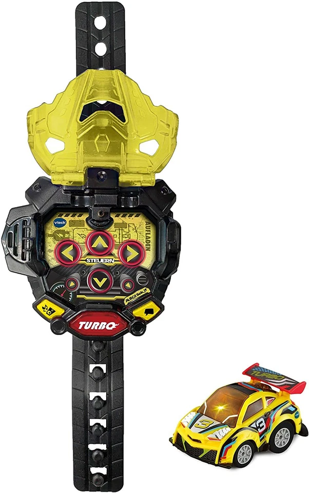 Vtech Turbo Force Racers Wristband Remote Control Yellow Car New RC Xmas Toy 4+ - Image 4 of 4