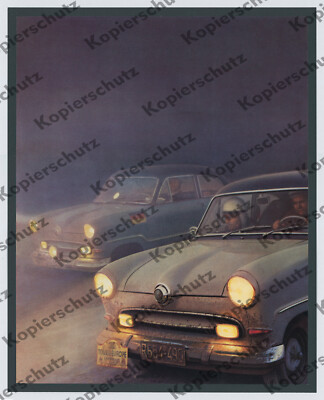 Farbfoto Ford Taunus 15 M Ernst von Regius Rallye Tour d´Europe Motorsport 1956