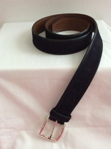 allen edmonds suede belt