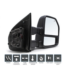 Tow Mirror For 2017-20 Ford F250-f350 Power Heated Signal Passenger Right Side Tow Mirror For 2017-20 Ford F250-f350 Power Heated Signal Passenger Right Side