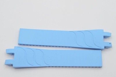 ULYSSE NARDIN KAUTSCHUK ARMBAND 22MM FÜR DORNSCHLIESSE 18MM BLAU VINTAGE 111