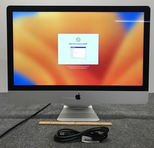 Apple iMac A1419 MNEA2LL/A 2017 5K 27" AIO i5-7600 16GB RAM 512GB NVMe, As Is