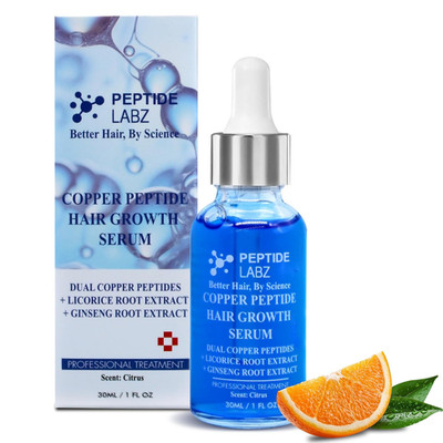 Copper Peptide Hair Serum with Copper Tripeptide-1   Dual Peptide Complex + Lico