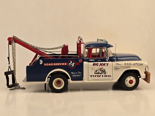 Franklin Mint 1955 Chevrolet Camio Tow Truck "BIG JOE'S" 1:24 L@@k!! - Picture 11 of 23