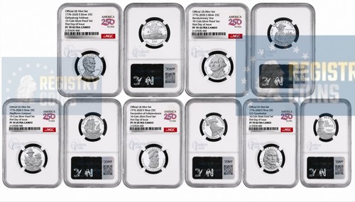Presale 2026 S Silver Quarters Set 25C NGC PF70UC First Day Issue 5 Coin Set %