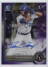 2022 Bowman Chrome Prospect Purple Refractor 2/250 Dayton Dooney Auto 1g5d