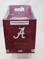2025 Onit University of Alabama Football Cards Signature Collection 10 Pack Box