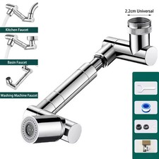1440  Rotation Faucet Extender - Metal Copper Spray Head with 2 Modes