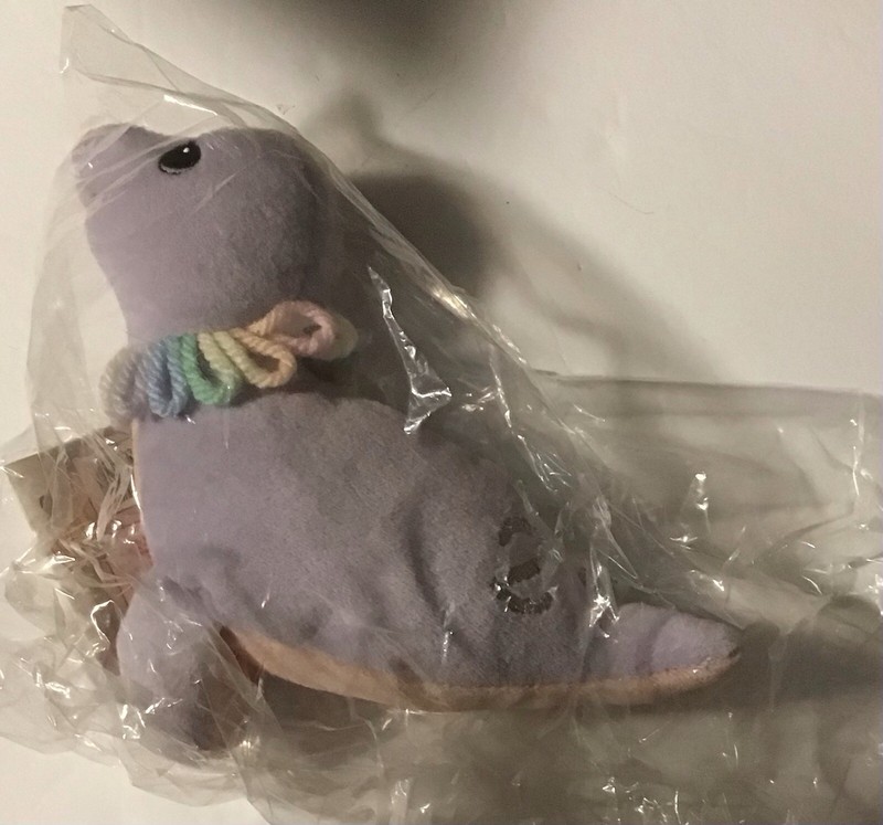 1999 Precious Moments Birthday  Plush Beanie Seal 2yrs. NWT 